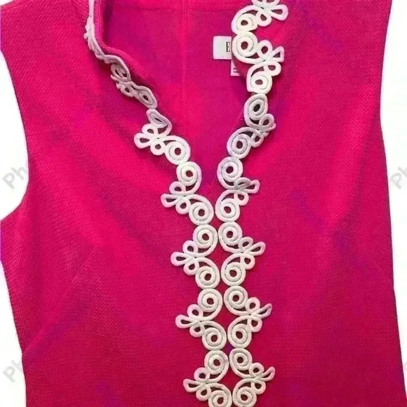 ELLE Hot Pink Dress - Picture 3 of 6